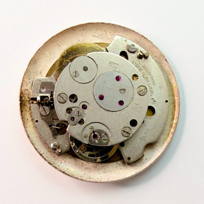 Hudson RL 7115 21J Manual Date Watch Movement with Dial & Hands – For Repair - image 2