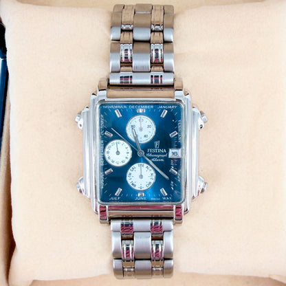 Festina 6561 Chronograph Wristwatch, Miyota 6W70, Box & Papers, 1998, Unworn - image 3