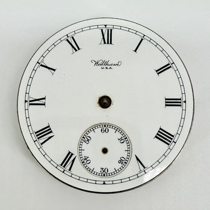Antique Waltham P.S. Bartlett Pocket Watch Movement 16s c.1919 Spares or Repair