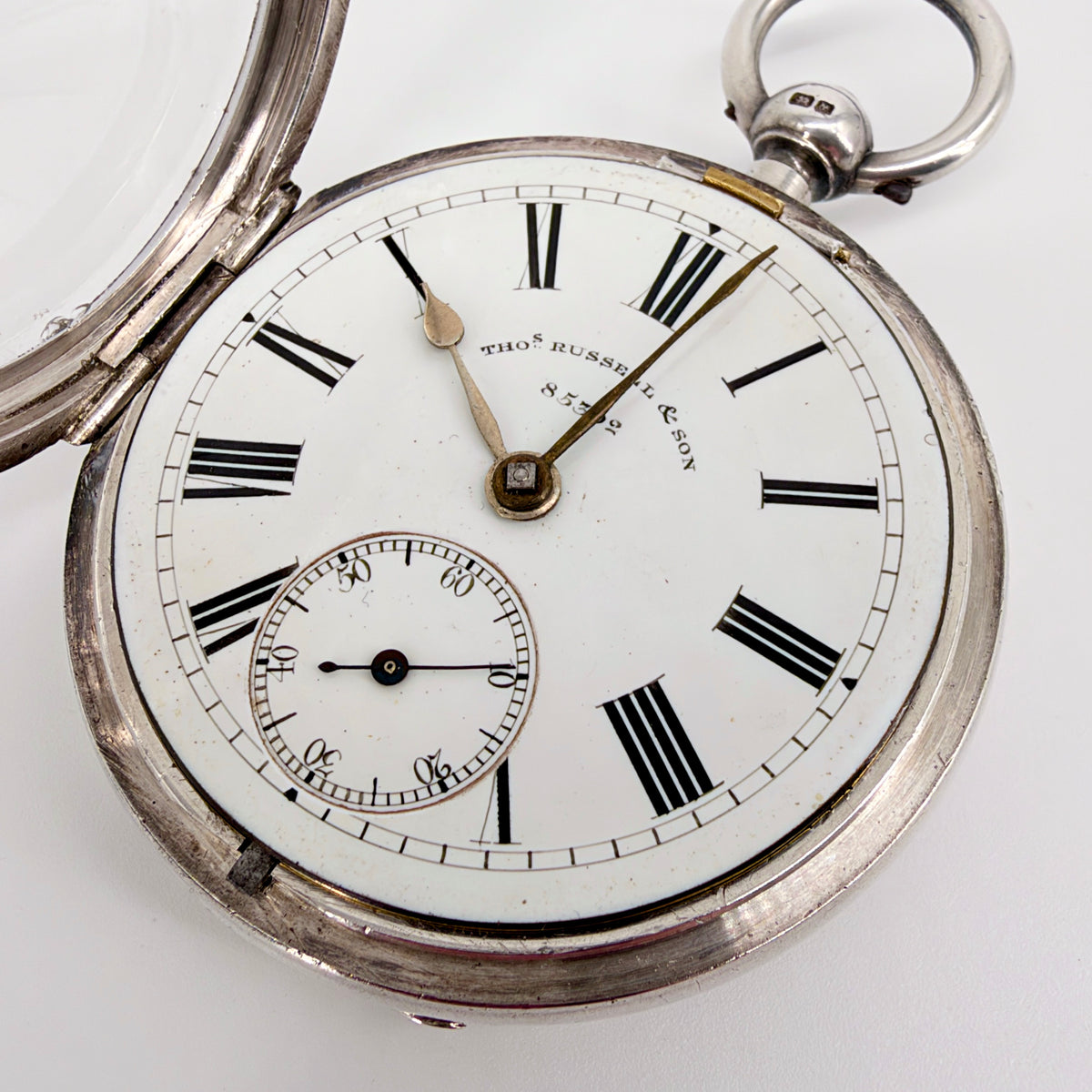 Silver Fusee Pocket Watch by Thomas Russell & Son, Chester 1892  - image 7