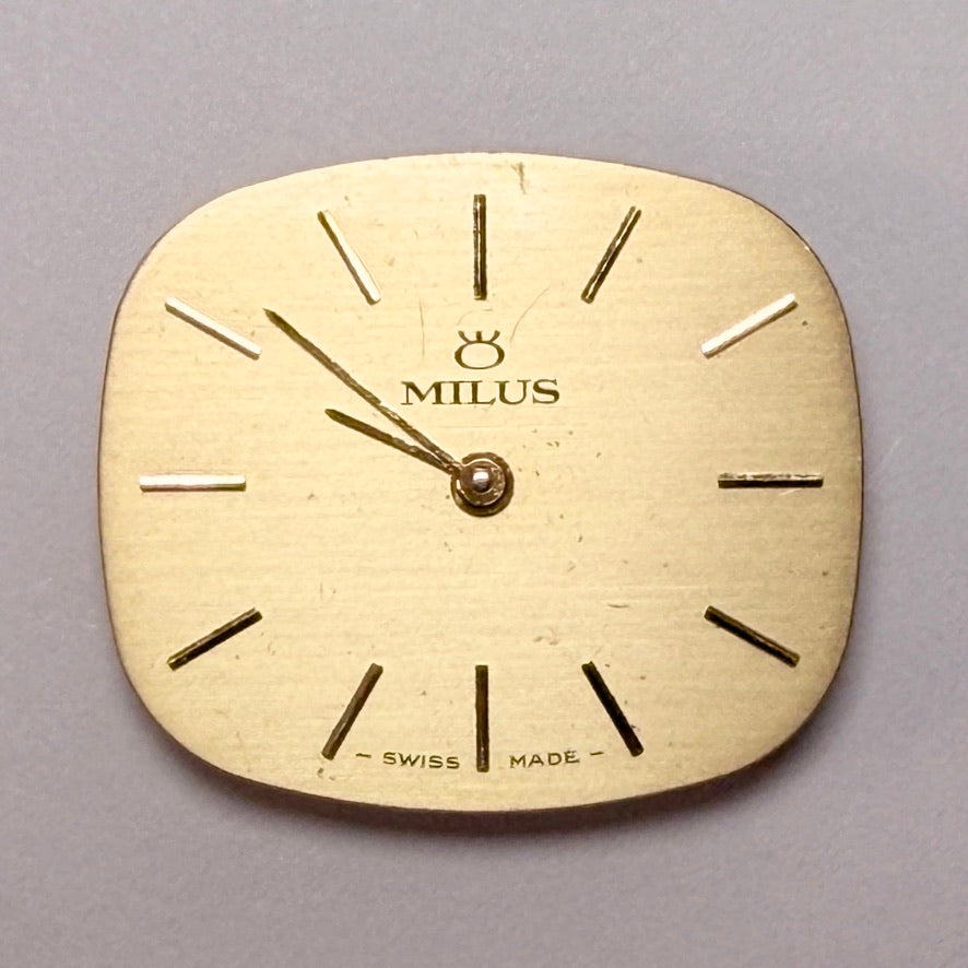 FEF 6665 "Milus" Watch Movement & Dial - Swiss Made - Working