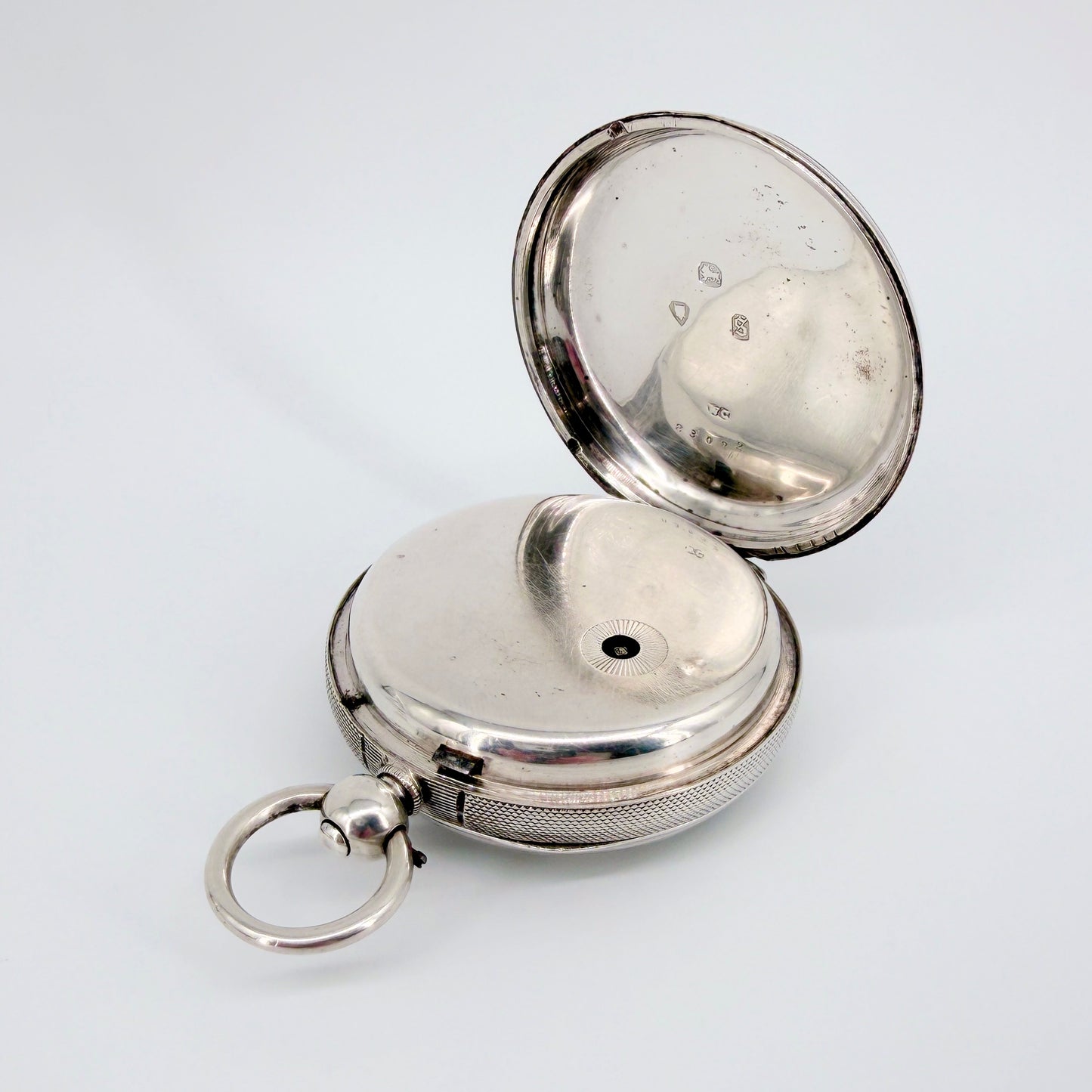 Antique Silver Fusee Pocket Watch - London 1873 William Carter - Working