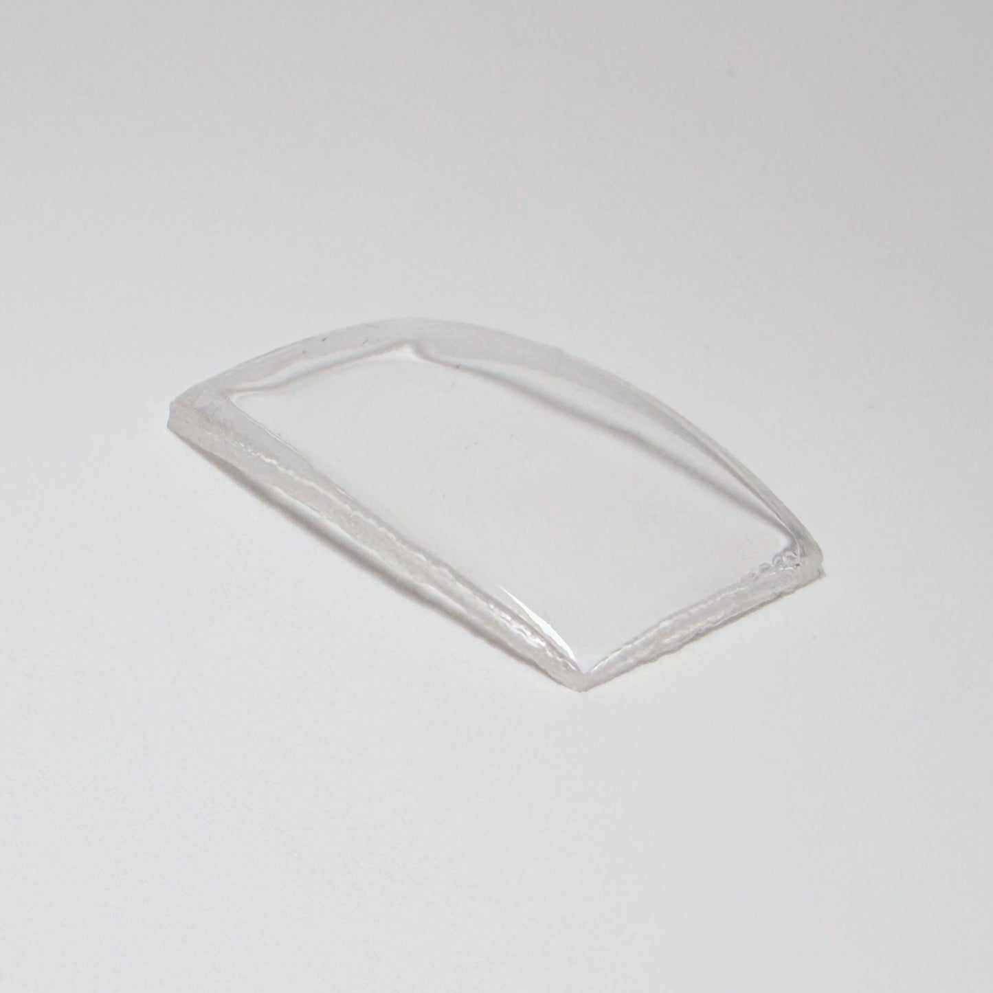 Tonneau / Barrel (PMT Series) - Bottom Edge Curved (Both Sides) - G-S Flexo Acrylic Watch Crystals - Vintage New Old Stock