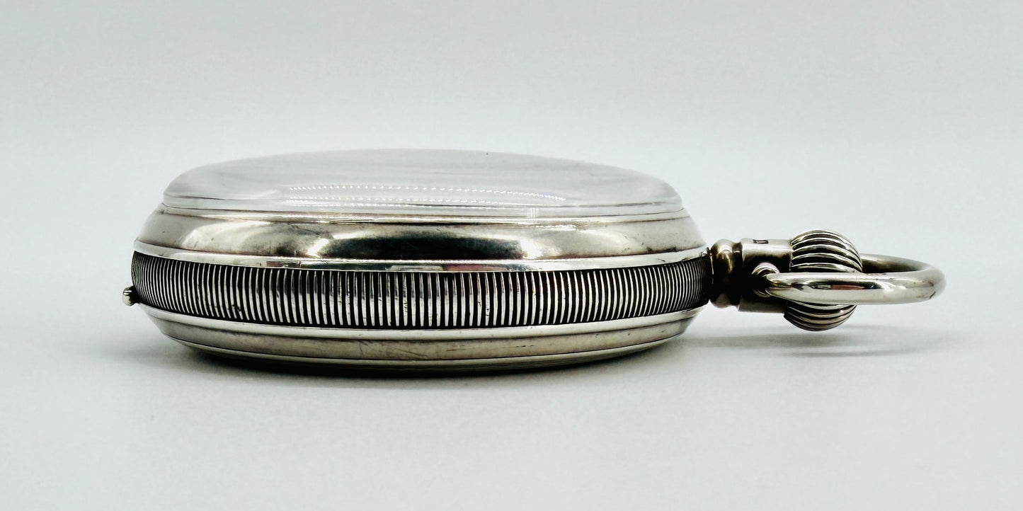 Antique Waltham "Royal" Pocket Watch - 1903 Movement - 1925 Silver Dennison Case - Working