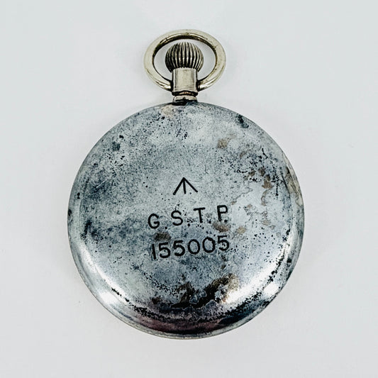 Vintage Swiss Certina K.F.262 GSTP Military Pocket Watch - 15 Jewel - Working