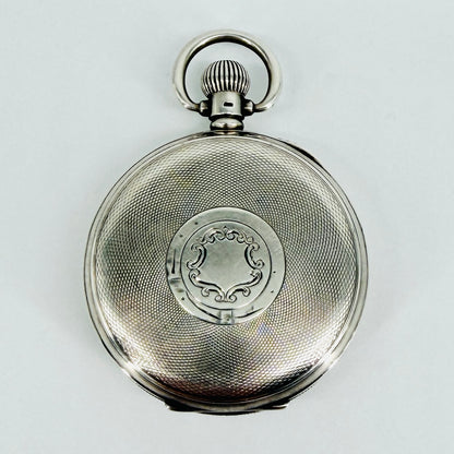Antique Waltham "Royal" Pocket Watch - 1903 Movement - 1925 Silver Dennison Case - Working