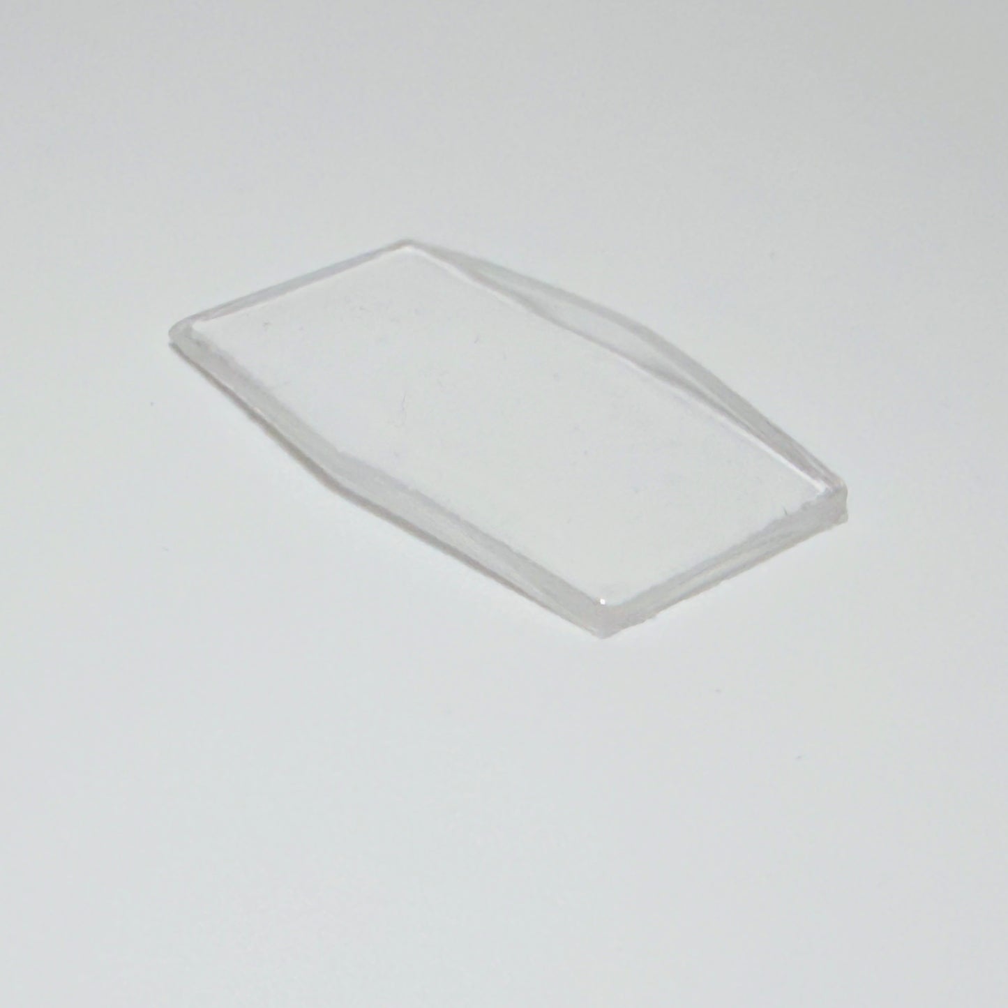 Hexagon - Bottom Edge Curved (Long Sides) - G-S Flexo Acrylic Watch Crystals - Vintage New Old Stock
