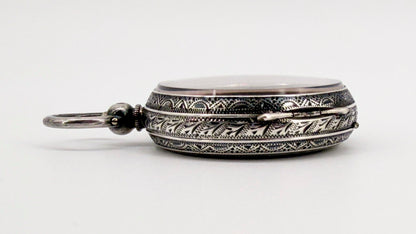 Antique Swiss 935 Silver Pocket Watch - H. Samuel - Working