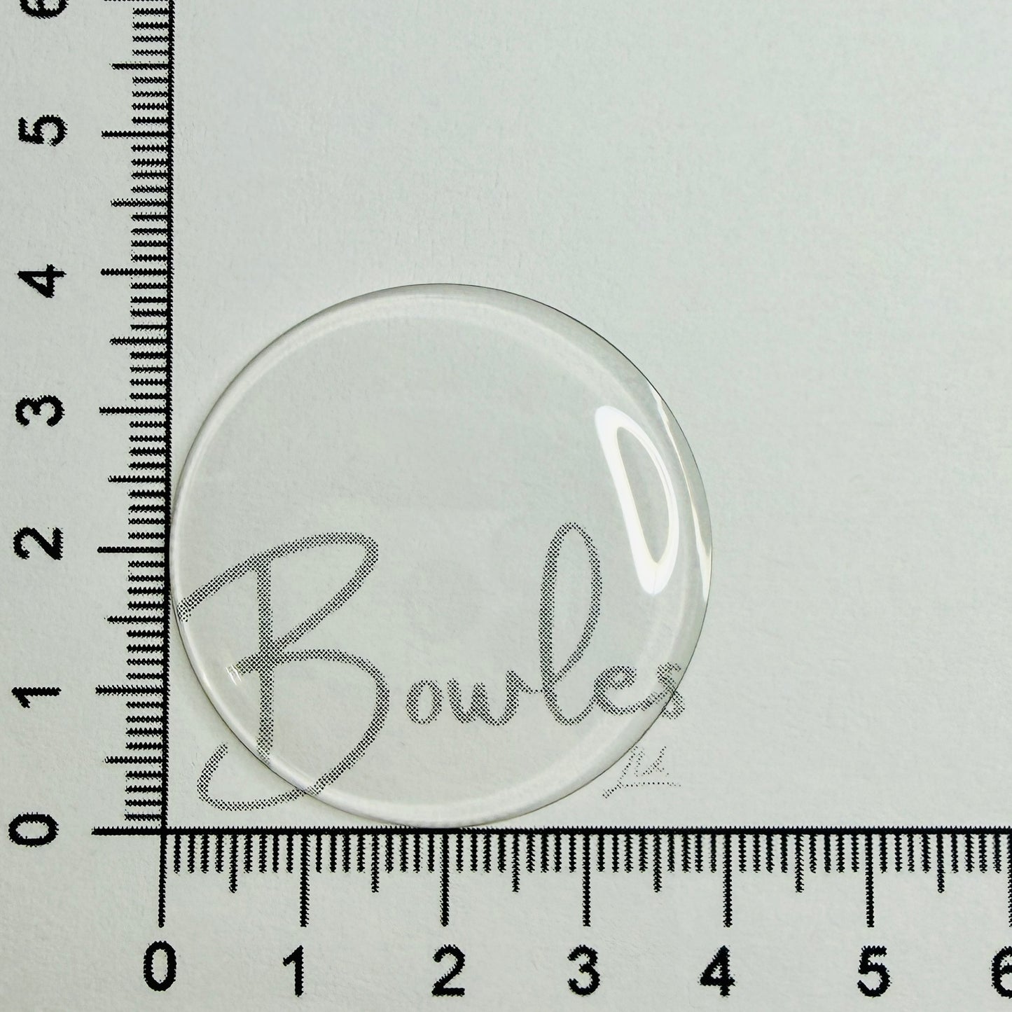 Antique Pocket Watch Crystal – 38.9 mm – Round High Dome – Mineral Glass