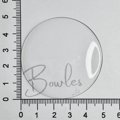 Antique Pocket Watch Crystal – 49.5 mm – Round High Dome – Mineral Glass