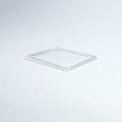 Rectangle Domed - Bottom Edges Flat - G-S Flexo Acrylic Watch Crystals - Vintage New Old Stock