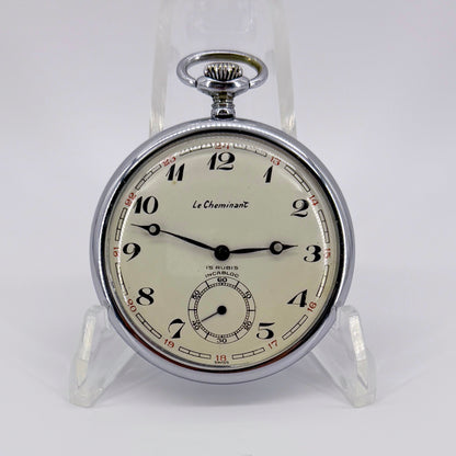 Vintage Le Cheminant Pocket Watch – 15 Jewel Swiss UT 6497 – Working