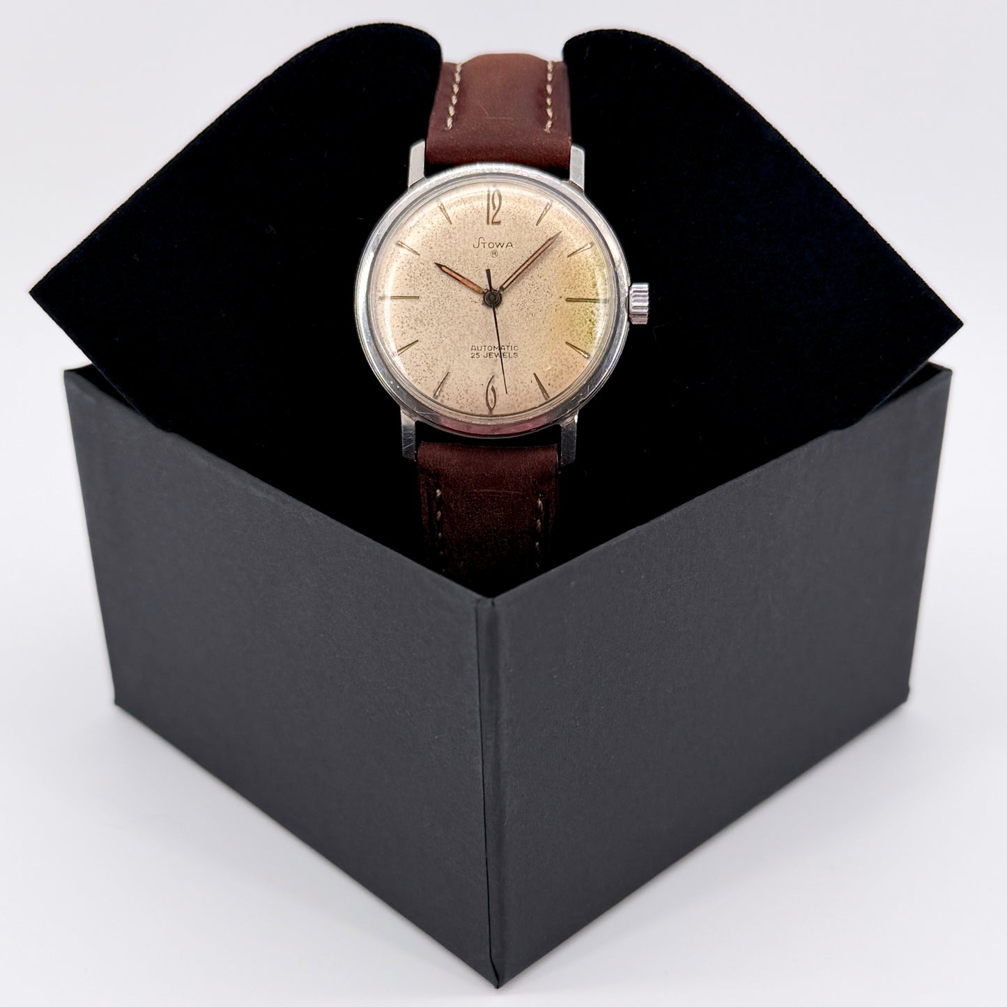 Vintage Stowa Automatic Watch - 25 Jewels - P.U.W 1260 - c.1960s