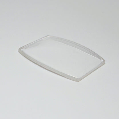 Tonneau / Barrel (PMT Series) - Bottom Edge Curved (Long Sides) - G-S Flexo Acrylic Watch Crystals - Vintage New Old Stock