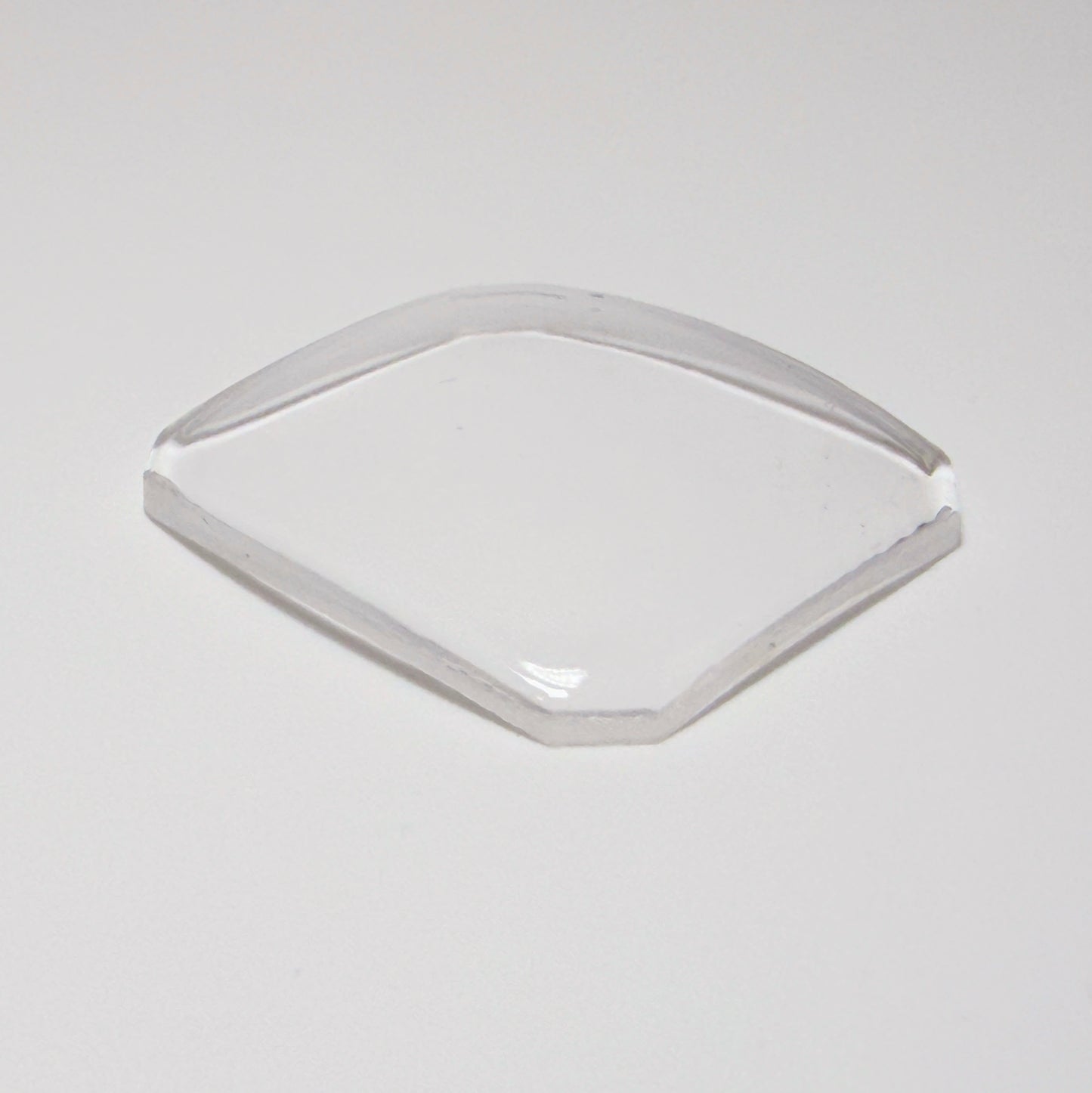 Octagon - Bottom Edge Curved (Both Sides) - G-S Flexo Acrylic Watch Crystals - Vintage New Old Stock
