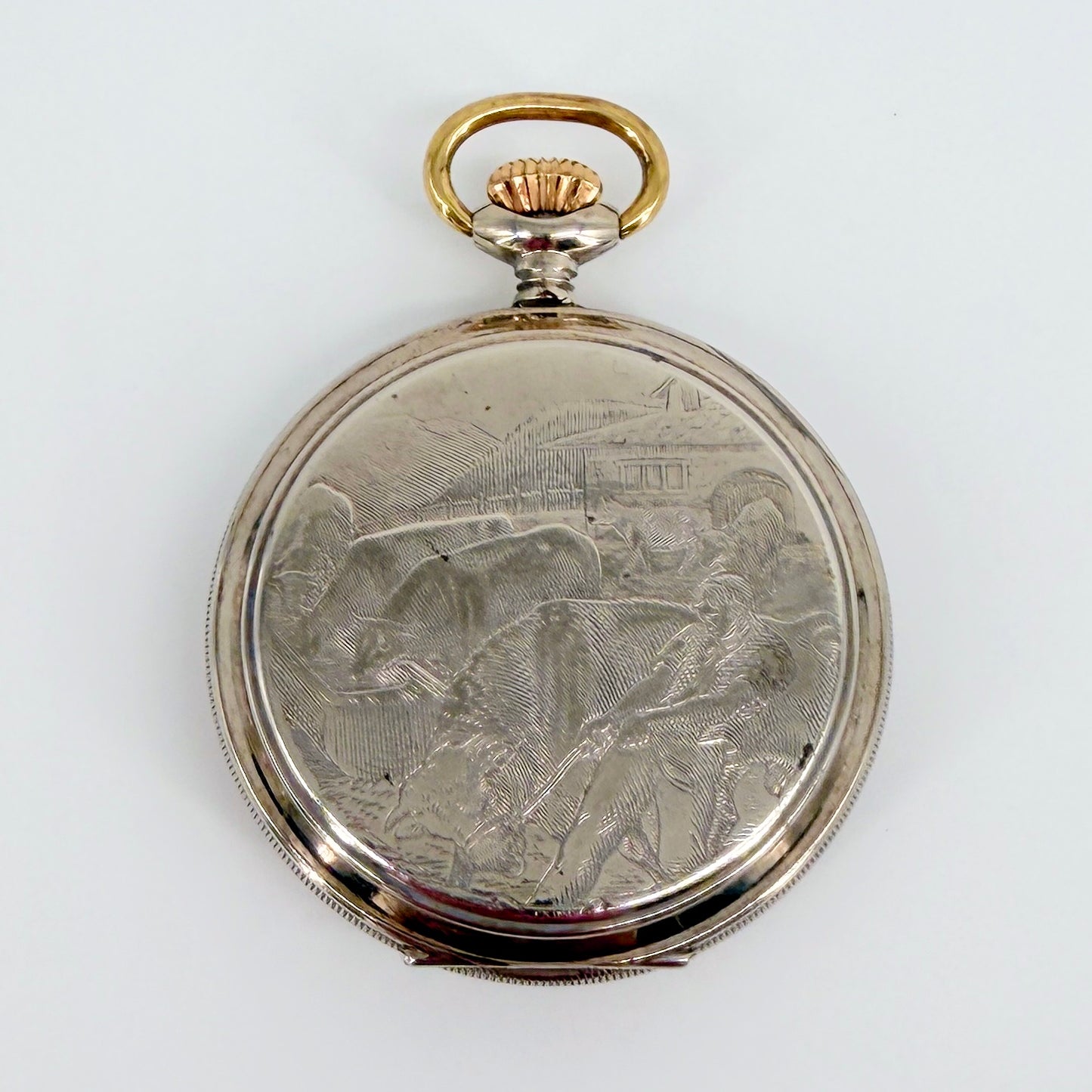 Waltham 17 Jewel Pocket Watch – Swiss Unitas Movement – Working