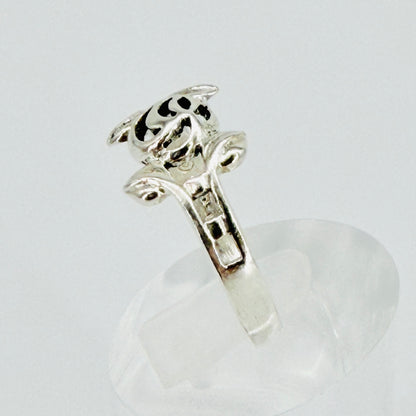 Vintage Kit Heath 925 Sterling Silver Celtic Knot Ring UK Size S KH-93