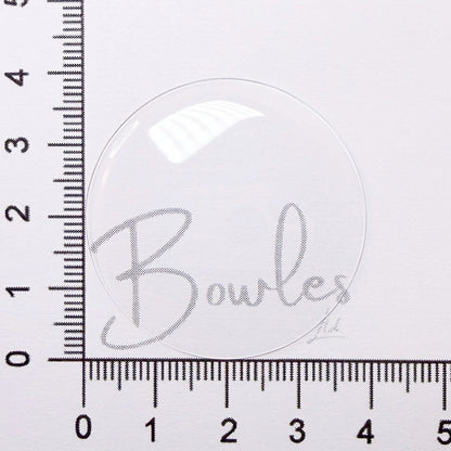 Antique New Old Stock — 39.0 mm — Round Extra Low Dome — Mineral Glass Watch Crystal - image 1