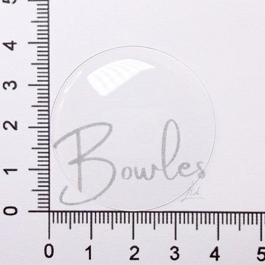 Antique New Old Stock — 39.0 mm — Round Extra Low Dome — Mineral Glass Watch Crystal - image 1