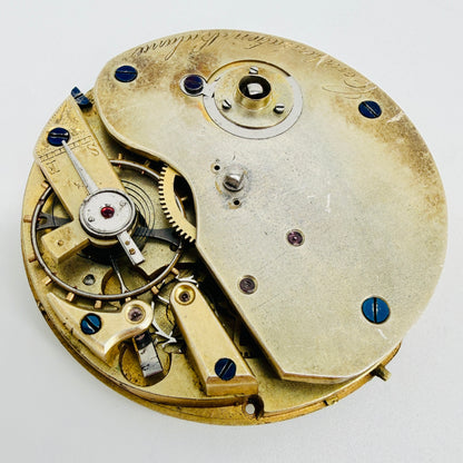 Antique Pocket Watch Movement - 47.5mm – Spares or Repair