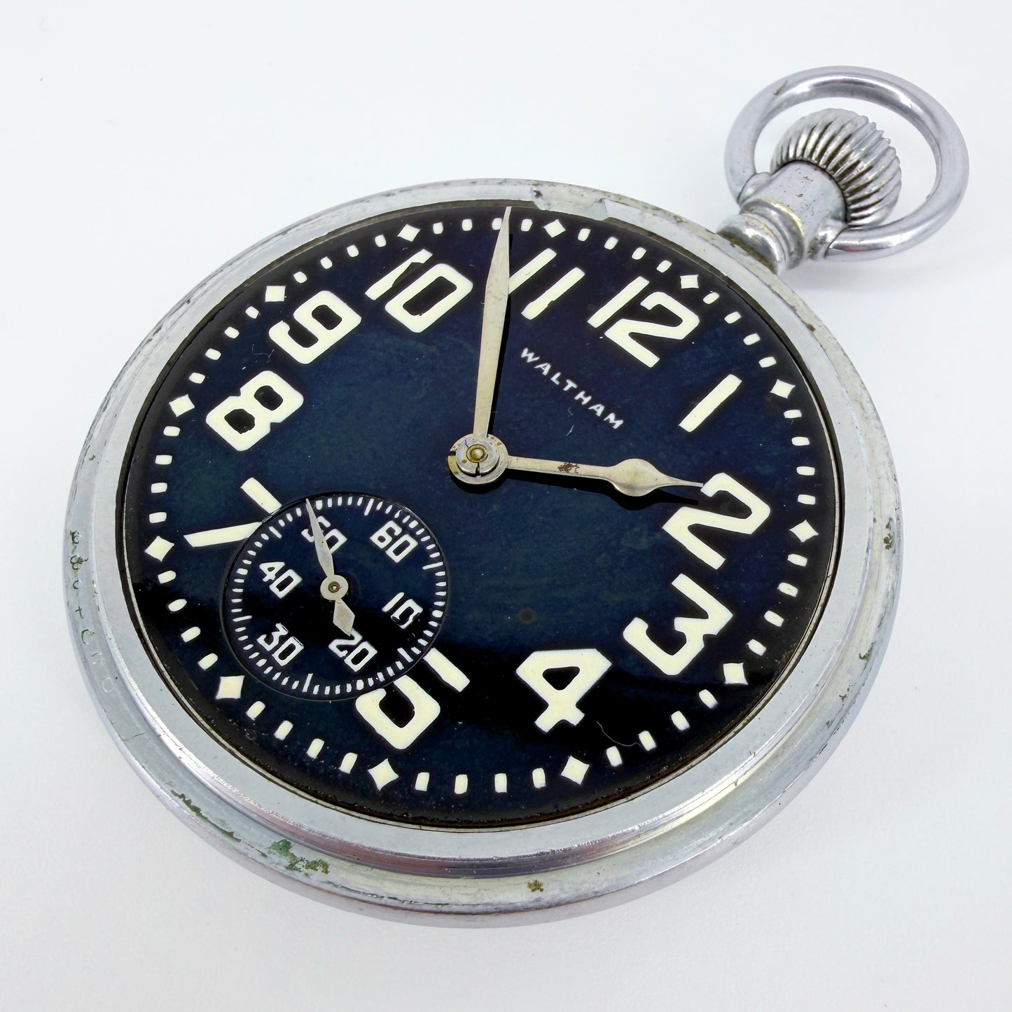 Waltham Military Pocket Watch – Model 1908 Grade 1609 – Dec 1942 - Working