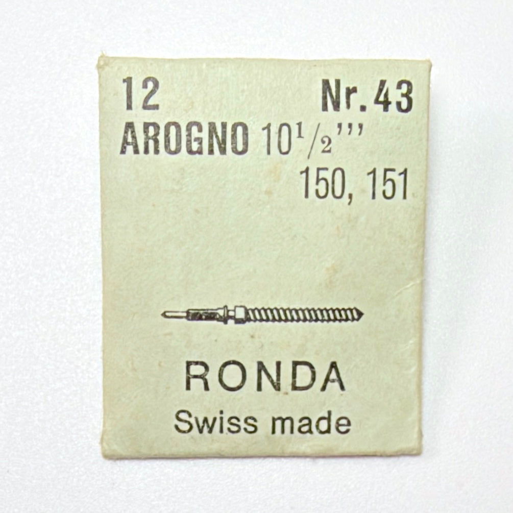 Arogno 150, 151, 152, 153, 155, 156, 157, 158 - Winding Stem - Ronda 43 - image 1