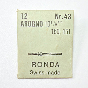 Arogno 150, 151, 152, 153, 155, 156, 157, 158 - Winding Stem - Ronda 43