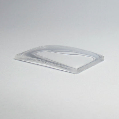 Rectangle - Bottom Edge Curved (Long Sides) - G-S Flexo Acrylic Watch Crystals - Vintage New Old Stock