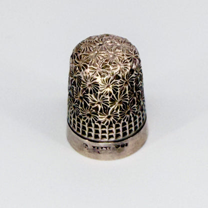 Antique Sterling Silver Thimble – James Swann & Son – Edinburgh 1930