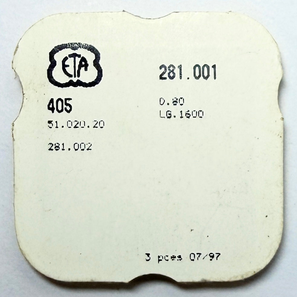 ETA 281.001 - Winding Stem - 405 (51.020.20)