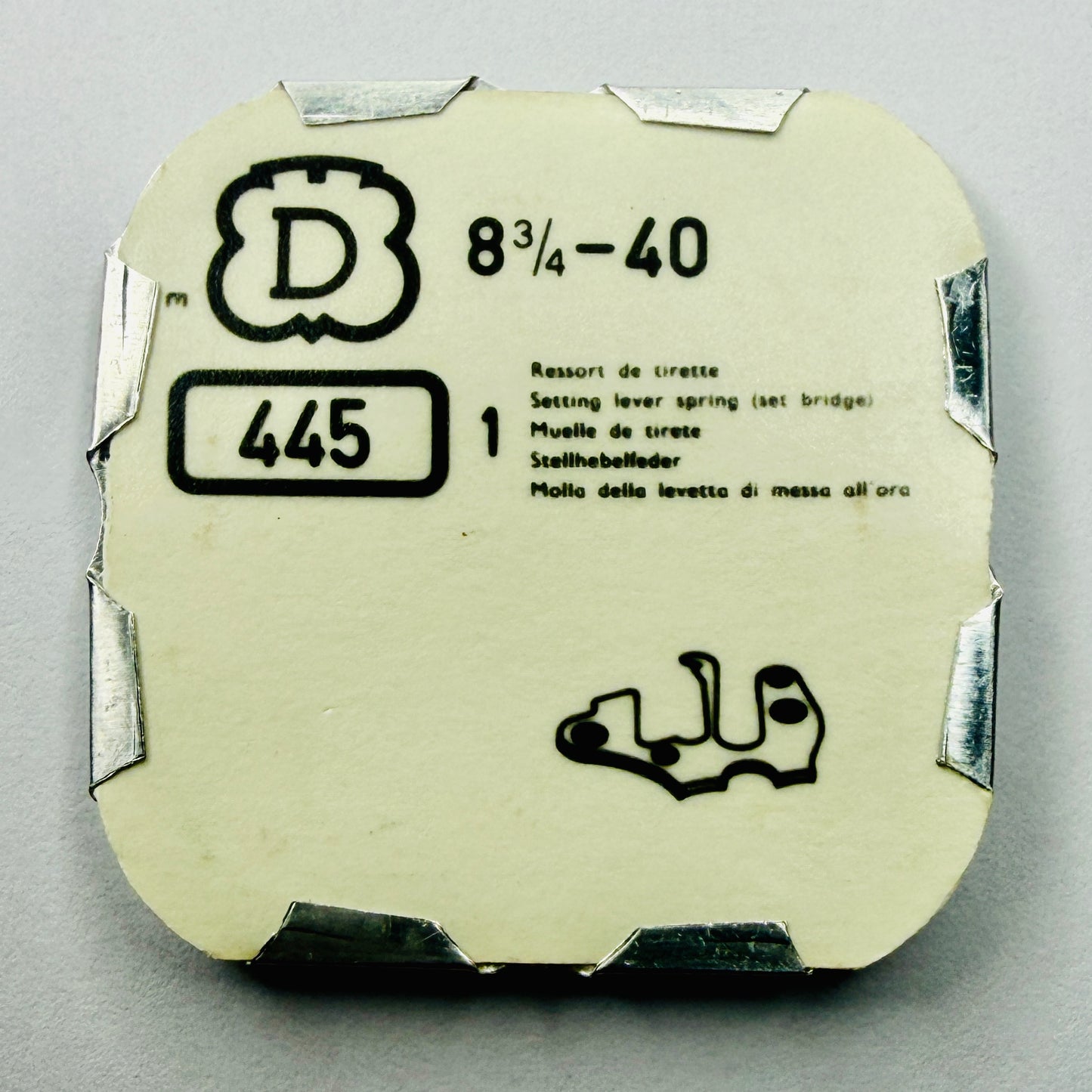 Derby 40 – Setting Lever Spring (Part 445)