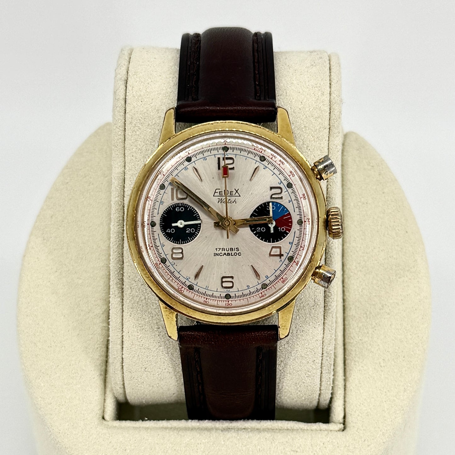 Vintage Fedex Chronograph Watch - Valjoux 7733