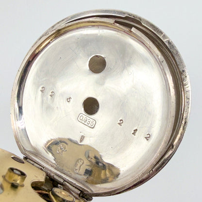 Antique Swiss 935 Silver Pocket Watch - H. Samuel - Working