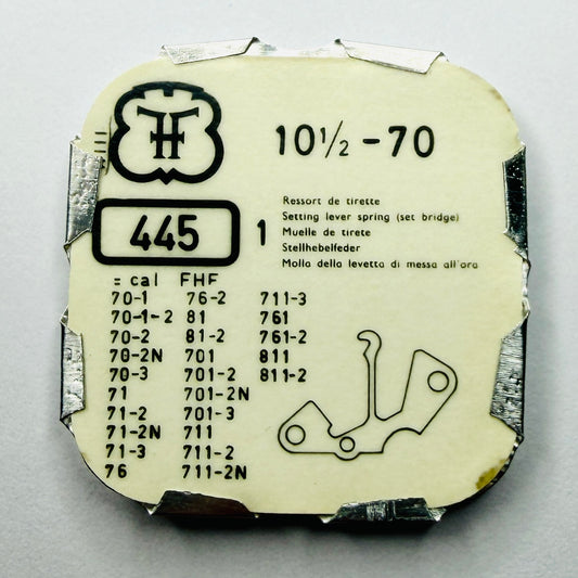 FHF 10 ½''' / 70 – Setting Lever Spring (445)
