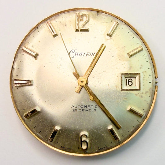 ETA 2782 Automatic Watch Movement 26mm with Chateau Dial – Working, For Service - image 2