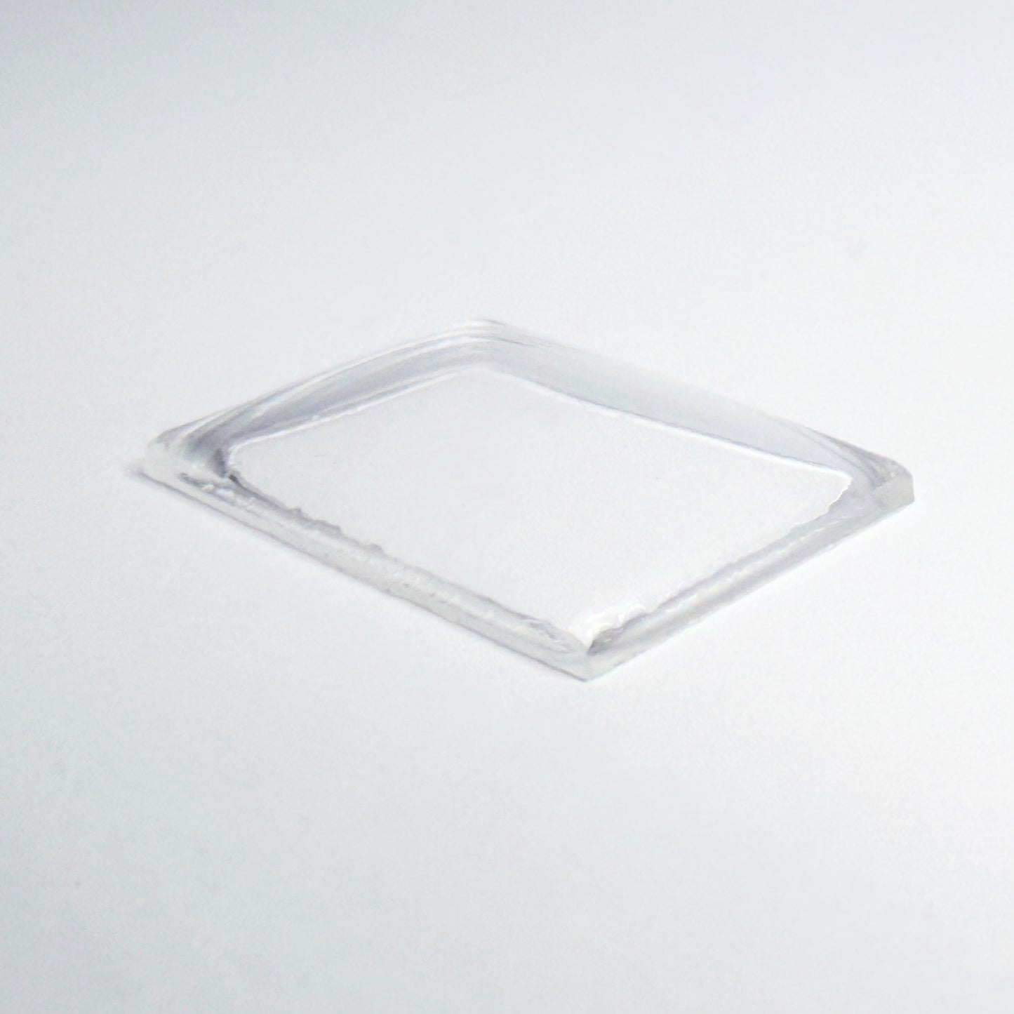 Rectangle Domed - Bottom Edges Flat - G-S Flexo Acrylic Watch Crystals - Vintage New Old Stock