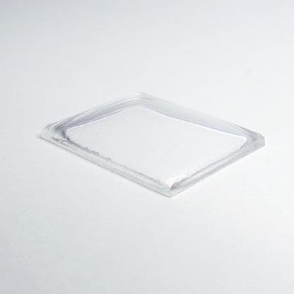 Rectangle Domed - Bottom Edges Flat - G-S Flexo Acrylic Watch Crystals - Vintage New Old Stock