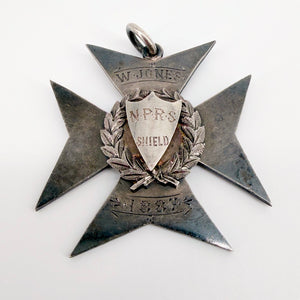 Victorian National Physical Recreation Society (NPRS) Shield Medal 1887