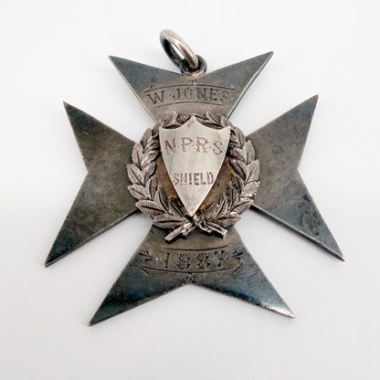Victorian National Physical Recreation Society (NPRS) Shield Medal 1887