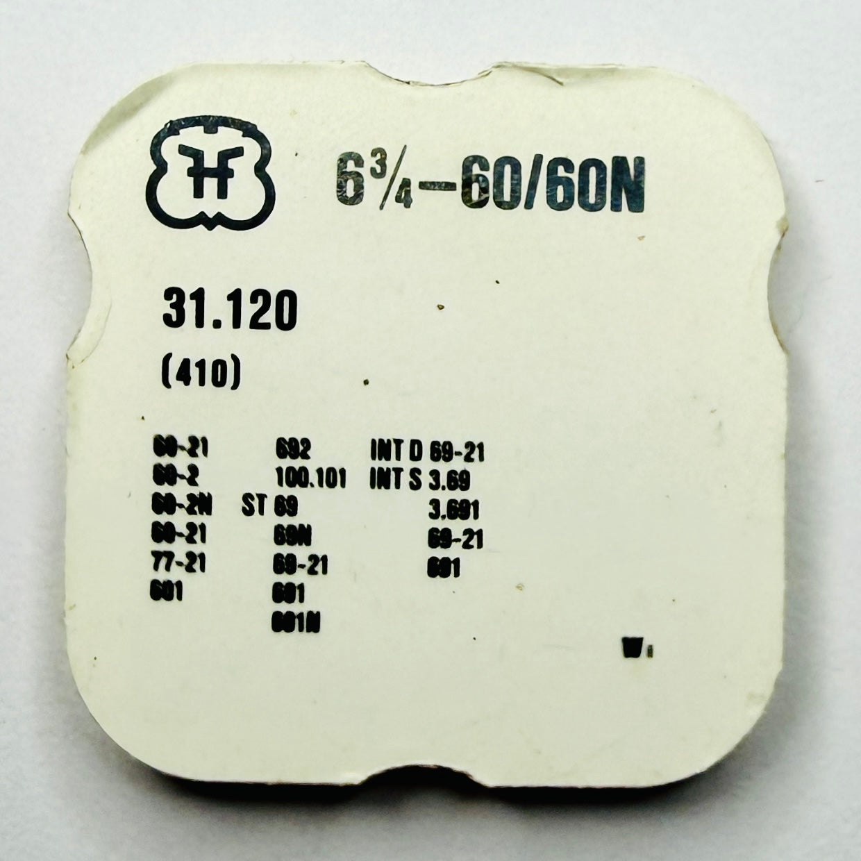 FHF 60 / 60N – Winding Pinion (31.120 / 410)