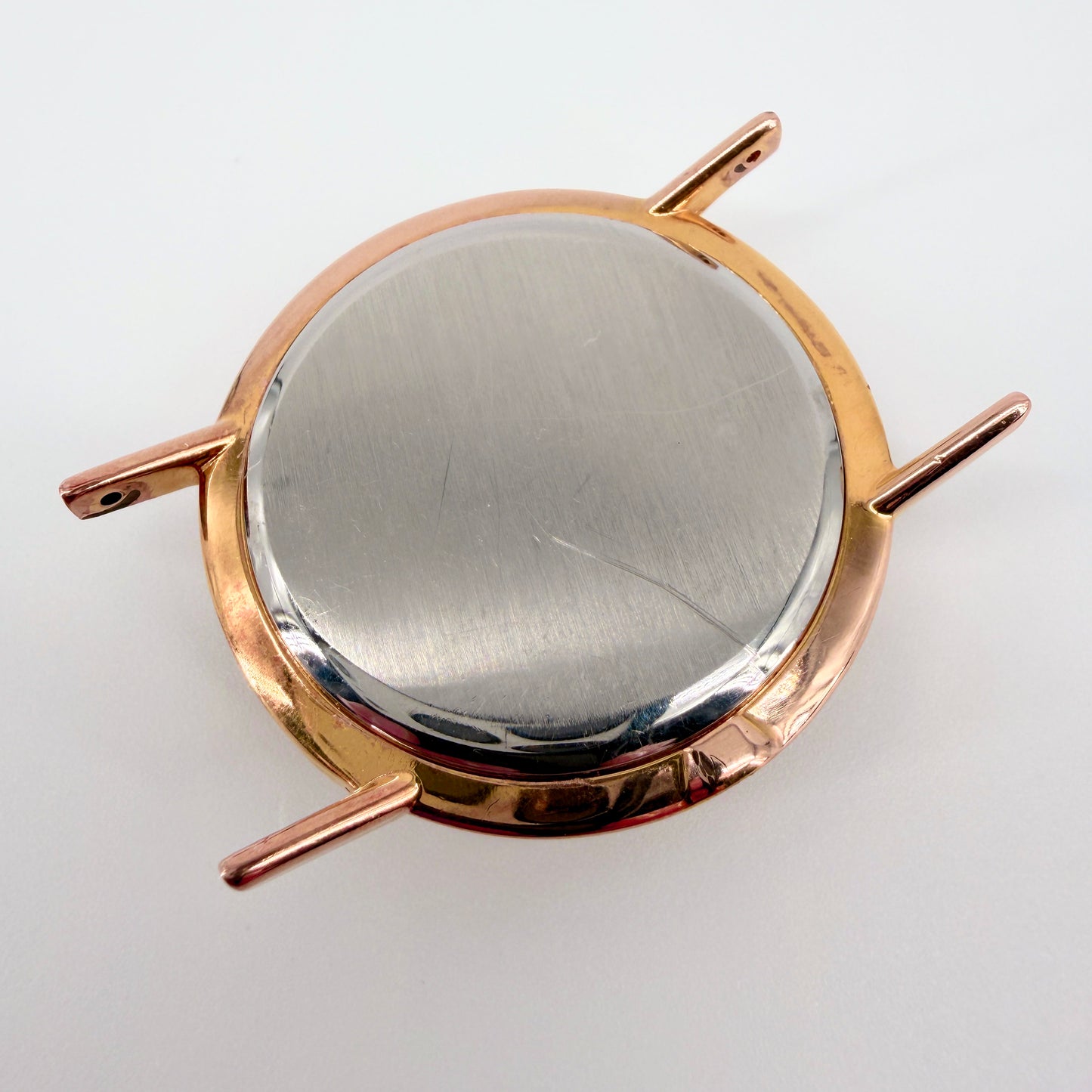 Vintage Gold Plated Wristwatch Case – Peseux 330 – 34.8mm