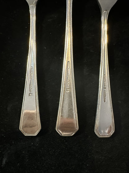 3 Silver Plated Forks - Mappin & Webb - Mappin Plate