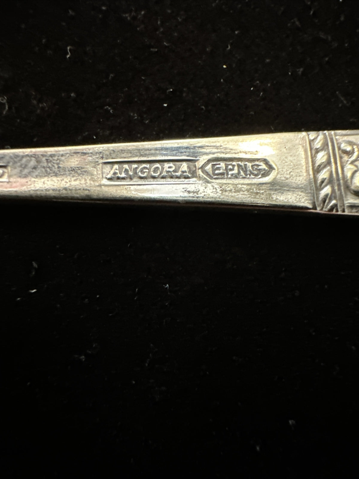 Antique Silver Plated Mustard / Salt / Condiment Spoon