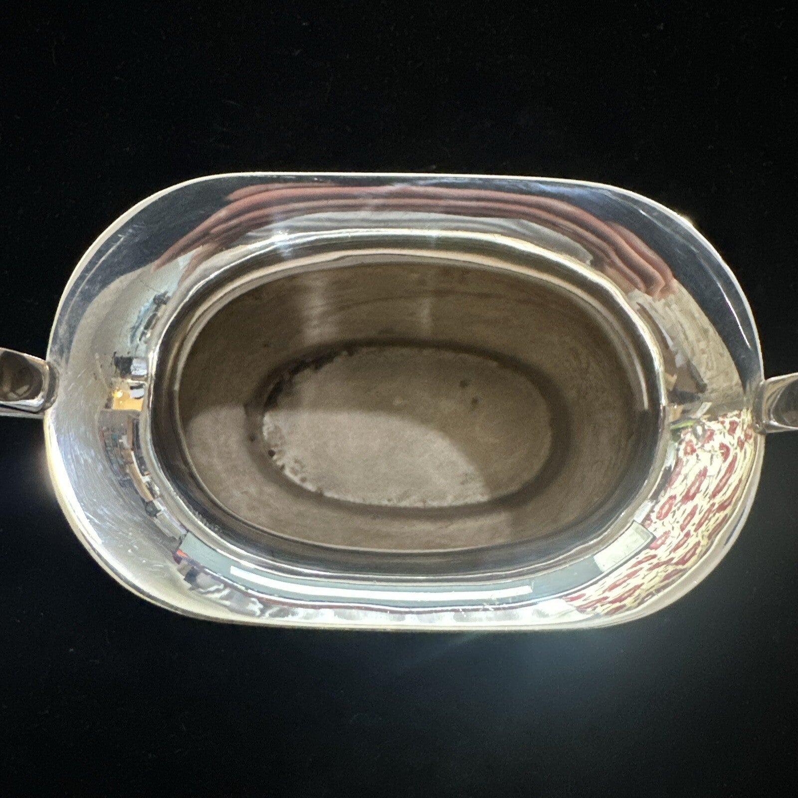 Antique Silver Plated Double Handle Dish / Bowl / Vase - Viners Alpha Plate