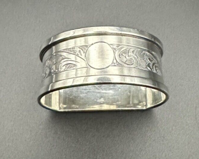 Antique Silver Napkin Ring - Birmingham 1913 Henry Griffith & Sons