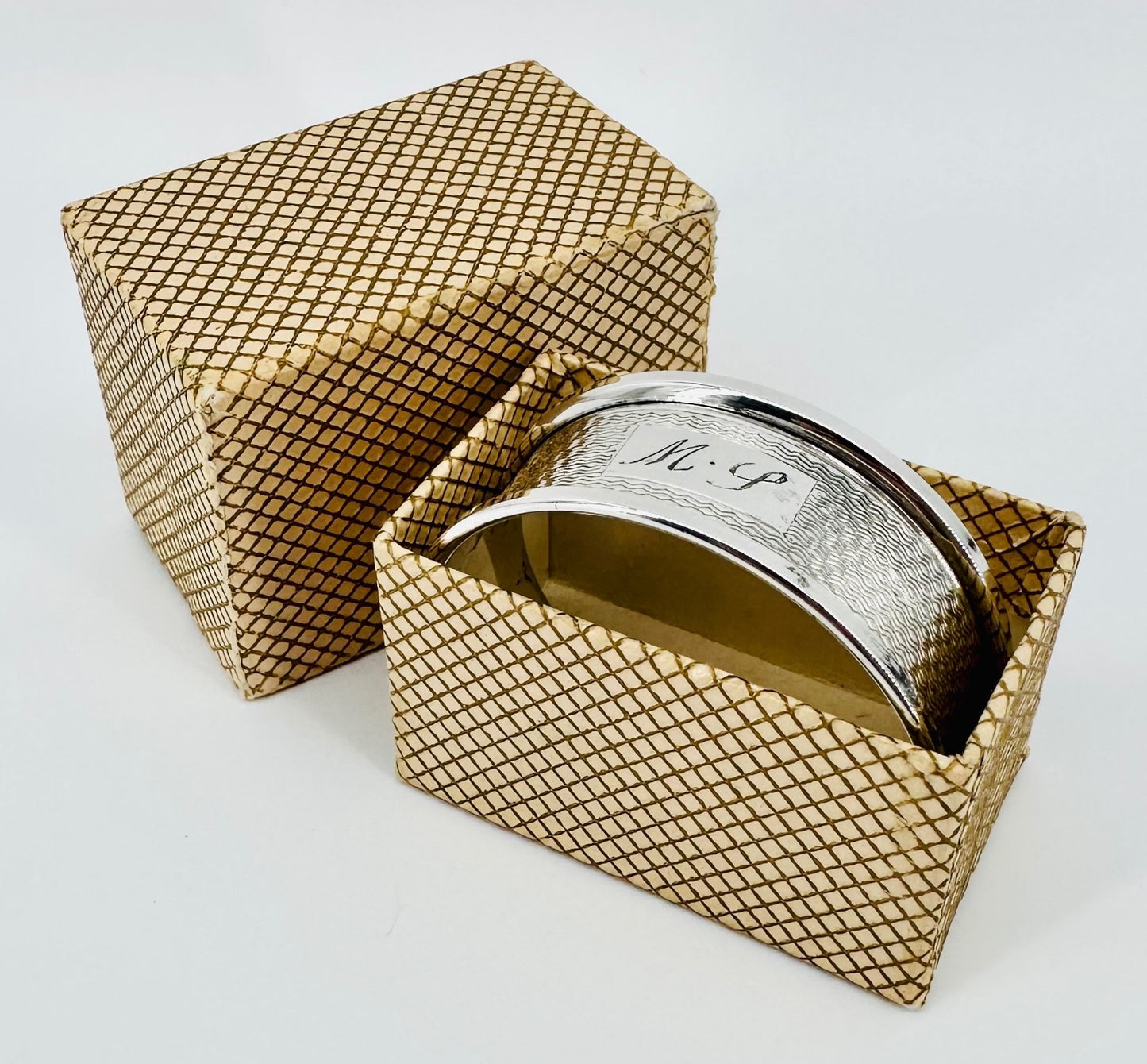 Vintage Sterling Silver Napkin Ring – Birmingham 1966 – W I Broadway & Co