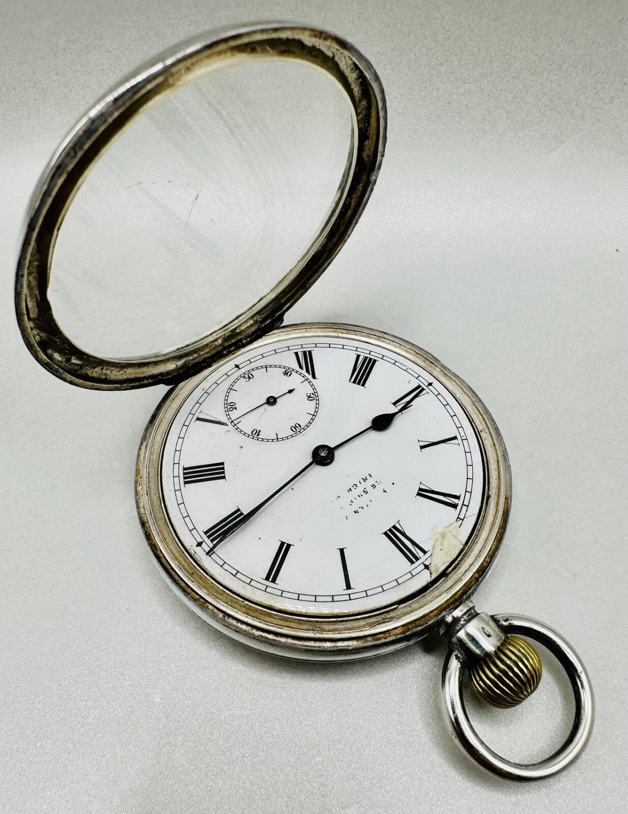 Antique Omega 935 Silver Pocket Watch (1894-1899) – Good Working Condition