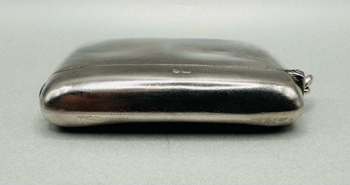 Antique Silver Vesta Case - Smith & Bartlam - Birmingham 1908