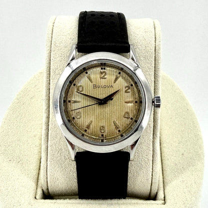 Vintage Bulova Manual Wind Wristwatch – 10BUC – c.1950s – Working