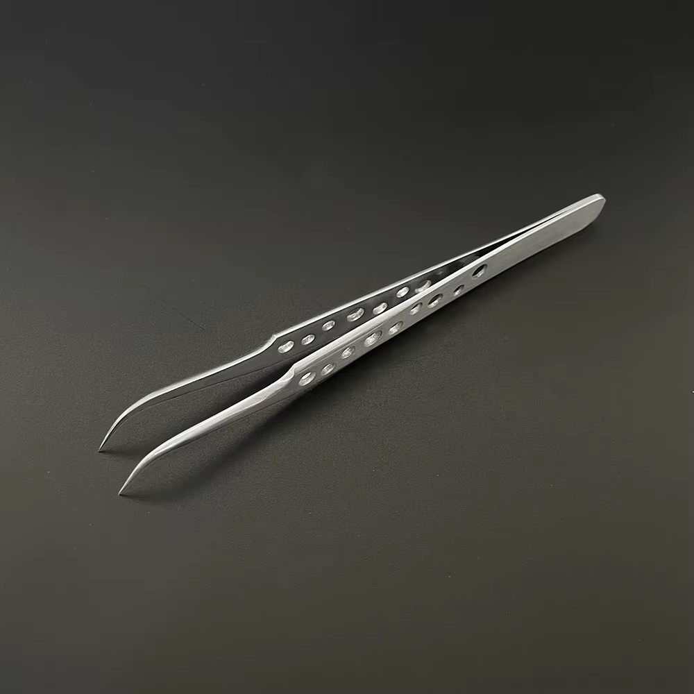 Brand New Stainless Steel Precision Tweezers – Straight & Curved – Fine Point